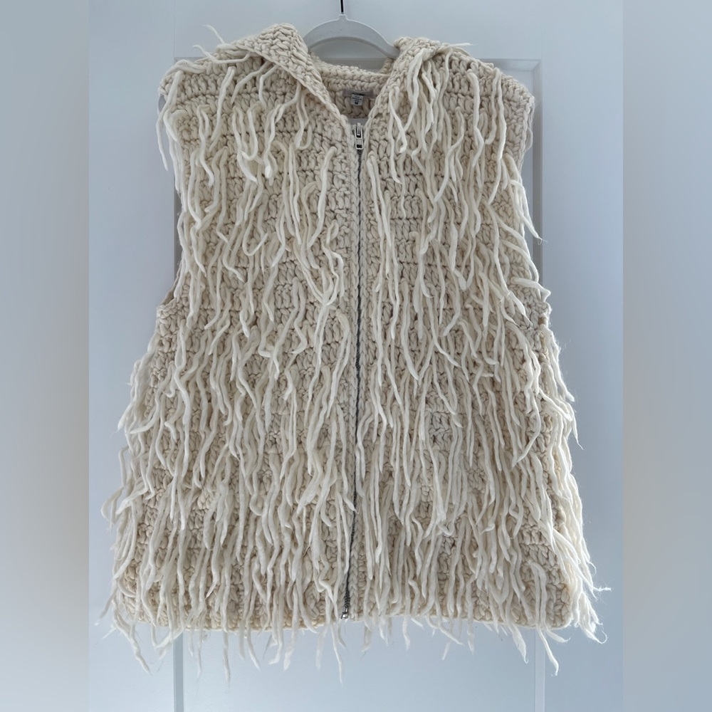 NWOT Urban Outfitters (Ecotè) Knit Fringe Vest
